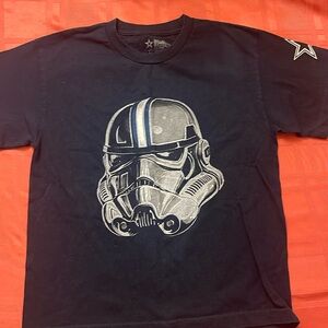 Youth Large Size Star Wars Dallas Cowboys T-shirt